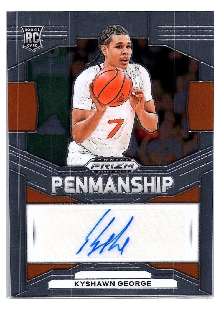 2024-25 Panini Prizm Rookie Penmanship Kyshawn George #RPE-KSH