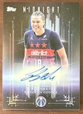 2025-26 Topps Midnight Dark Marks Signatures Kyshawn George #DM-KG card