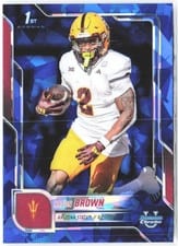 2025 Bowman University Chrome Sapphire Base Set Kyson Brown #158