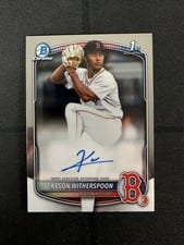 2025 Bowman Draft Chrome Prospect Autograph Kyson Witherspoon #CPA-KW card