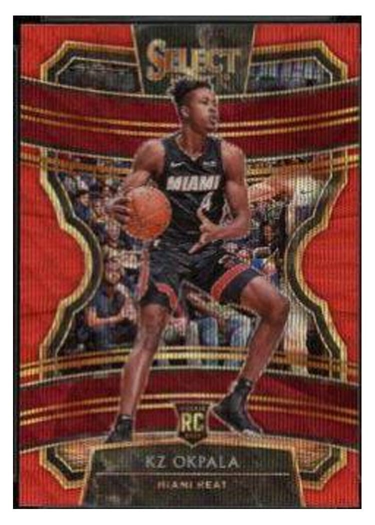 2019-20 Panini Select Base Set KZ Okpala Red Wave #37 card