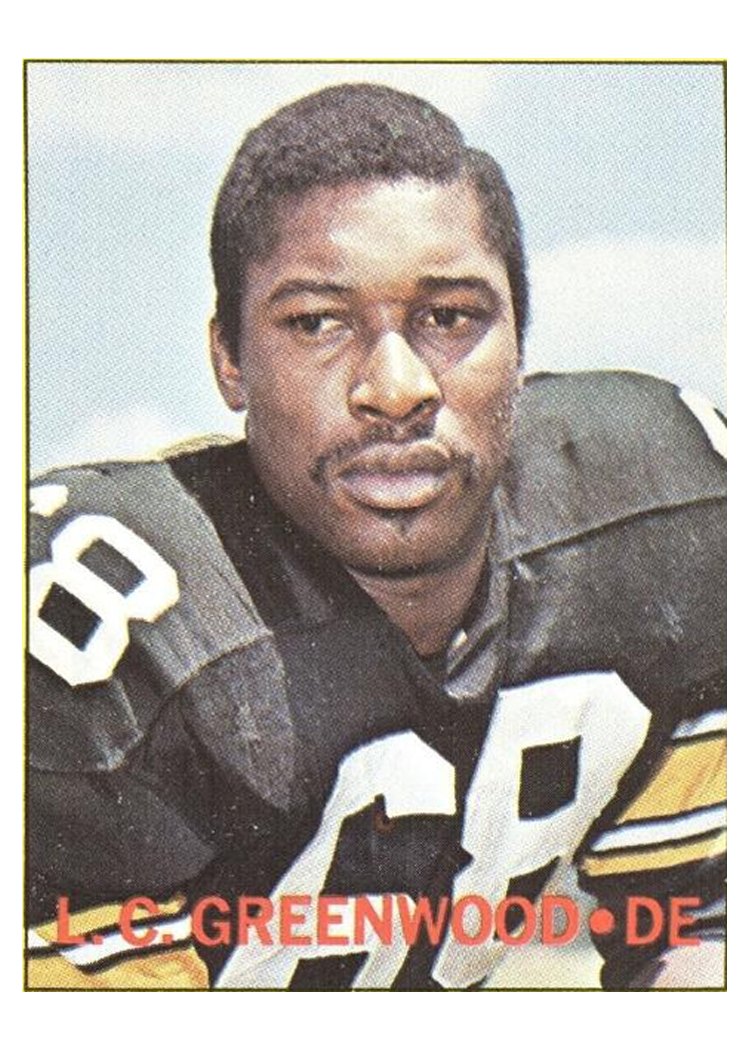 1972 Topps L.C. Greenwood #101 card