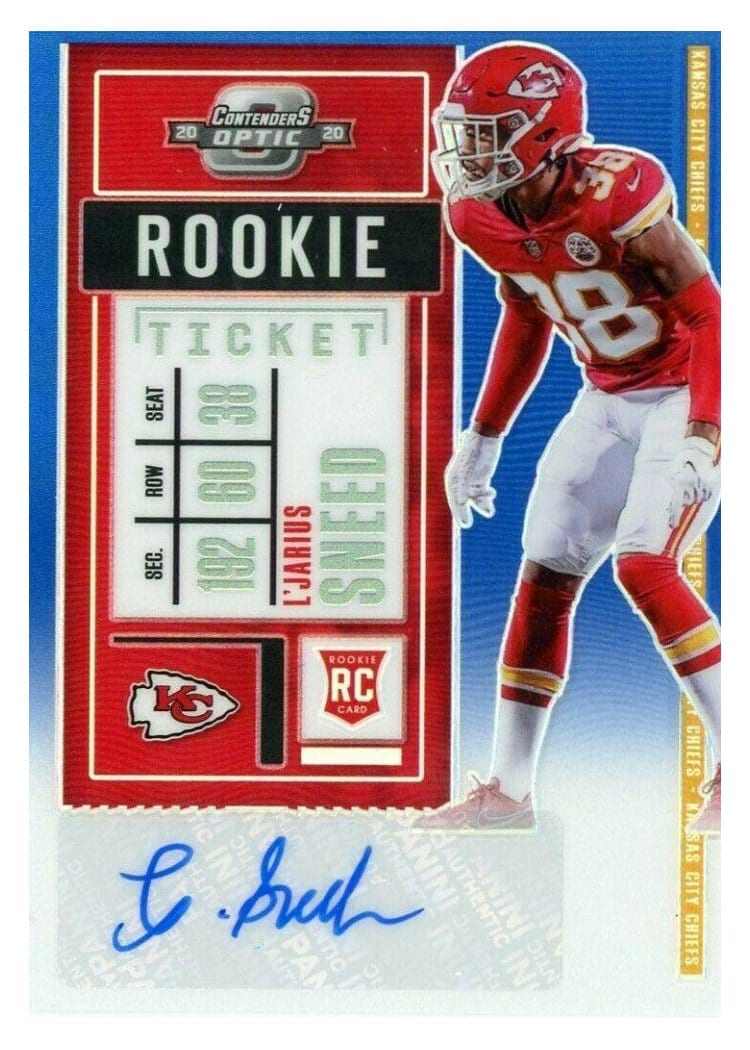 2020 Panini Contenders Optic Base Set L'Jarius Sneed #207 card