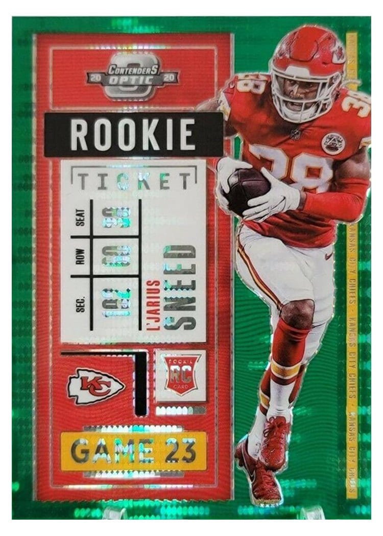 2020 Panini Contenders Optic Base Set L'Jarius Sneed #96 card
