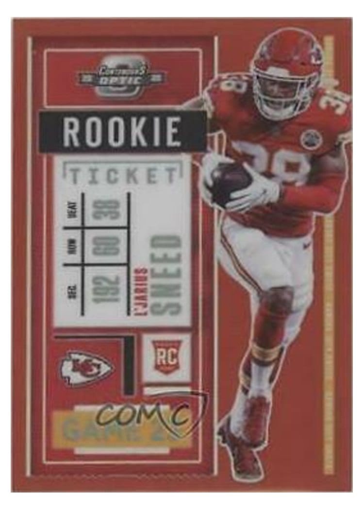 2020 Panini Contenders Optic Base Set L'Jarius Sneed #96 card