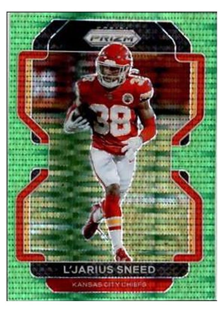 2021 Panini Prizm Base Set L'Jarius Sneed #195 card