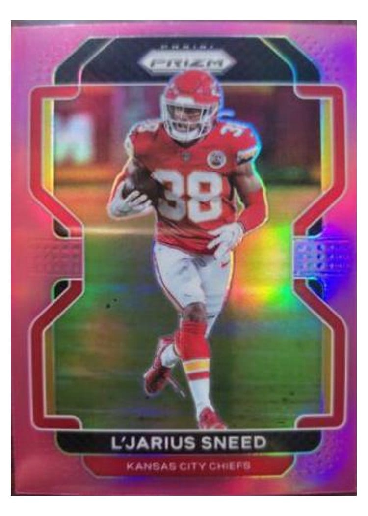 2021 Panini Prizm Base Set L'Jarius Sneed Pink Prizm #195 card