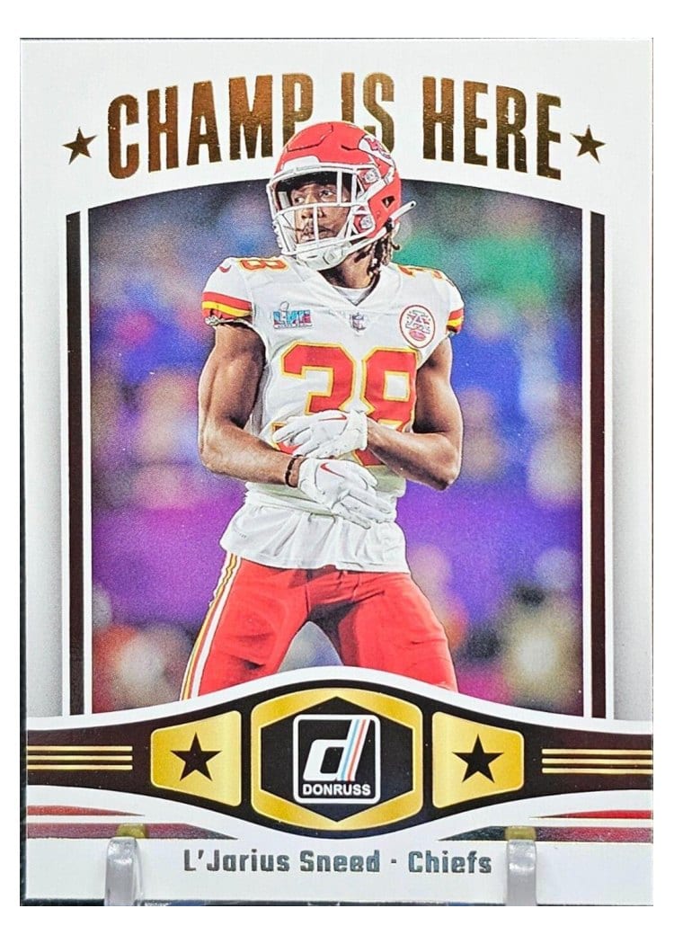 2023 Donruss Champ is Here L'Jarius Sneed #CIH-18 card