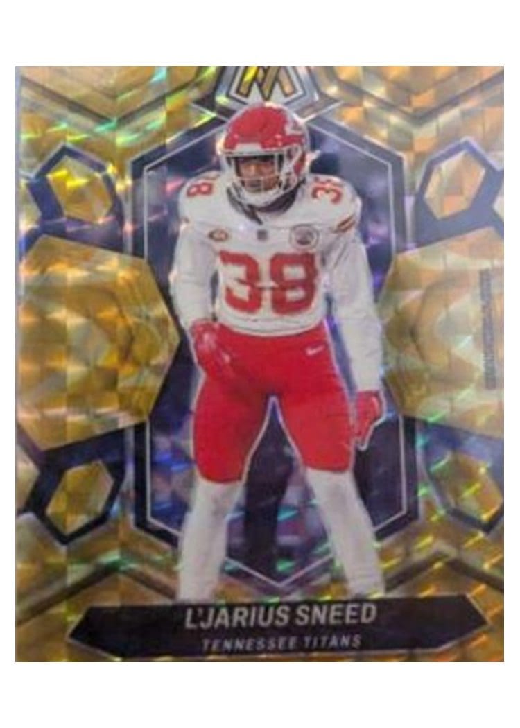2024 Panini Mosaic Base Set L'Jarius Sneed Yellow Reactive #217 card