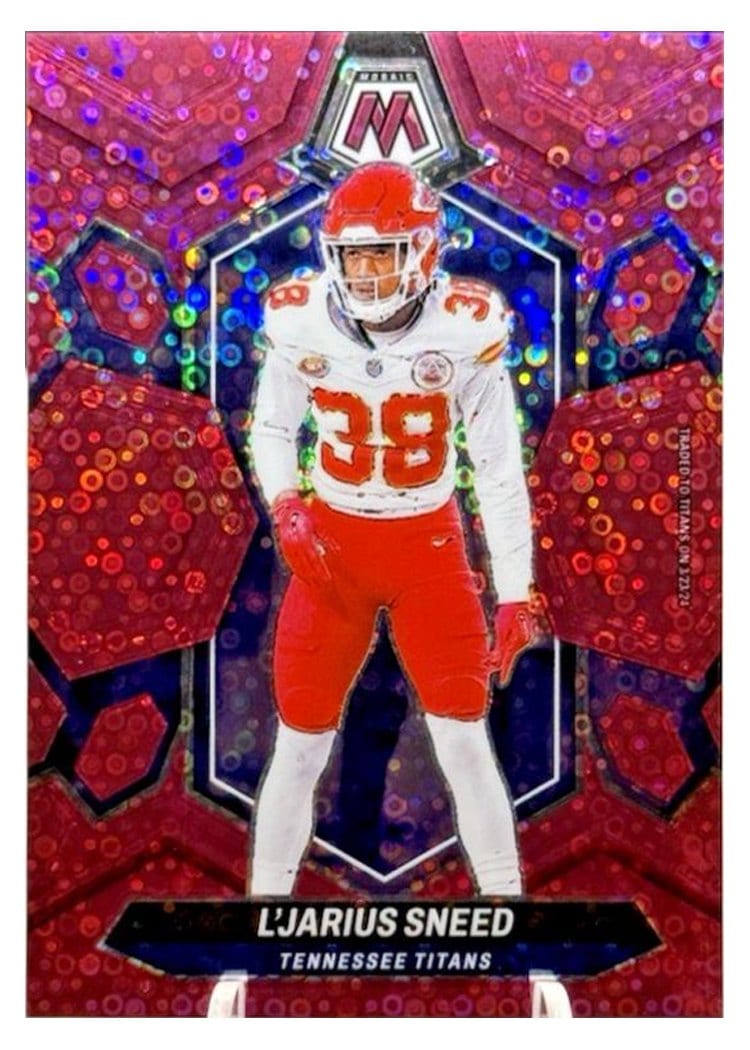2024 Panini Mosaic Base Set L'Jarius Sneed No Huddle Pink #217 card