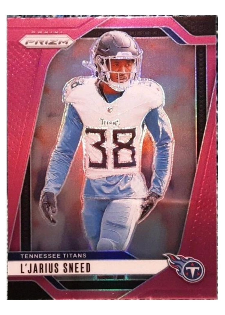2024 Panini Prizm Base Set L'Jarius Sneed Pink #283 card