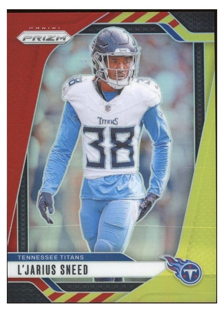 2024 Panini Prizm Base Set L'Jarius Sneed Red Yellow #283 card