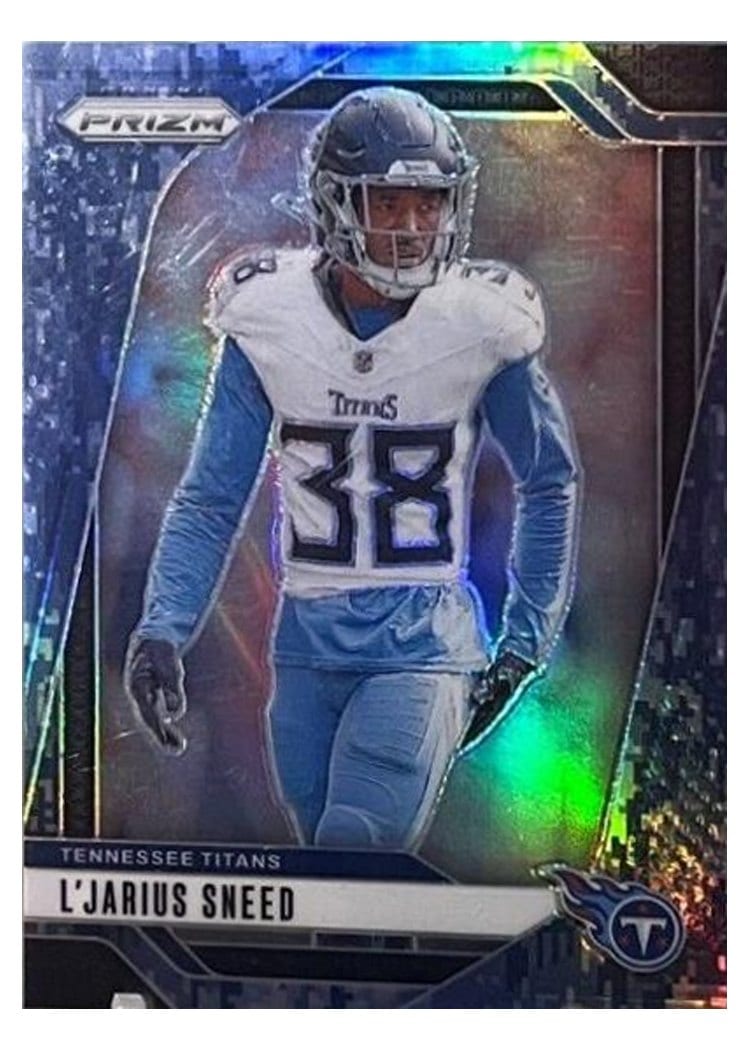 2024 Panini Prizm Base Set L'Jarius Sneed Navy Camo #283 card