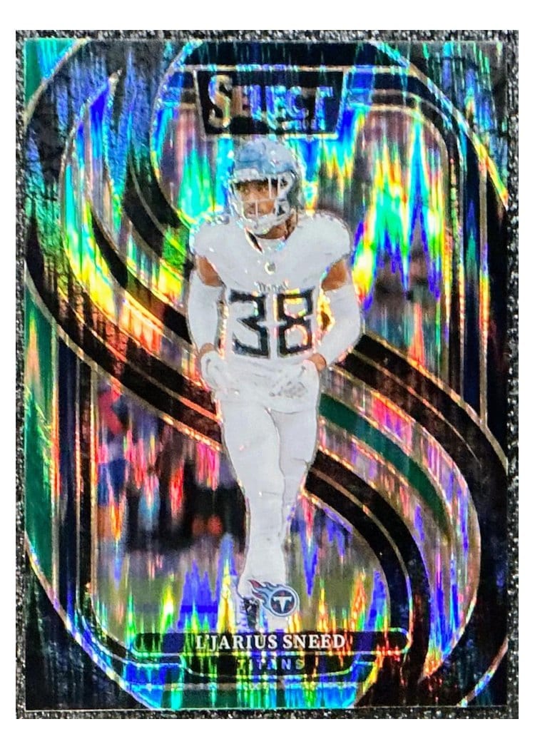 2024 Panini Select Base Set L'Jarius Sneed Black Green Prizm Shock #179 card