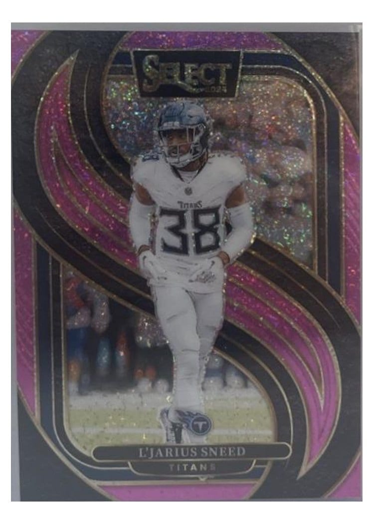 2024 Panini Select Base Set L'Jarius Sneed Pink Glitter Prizm #179 card