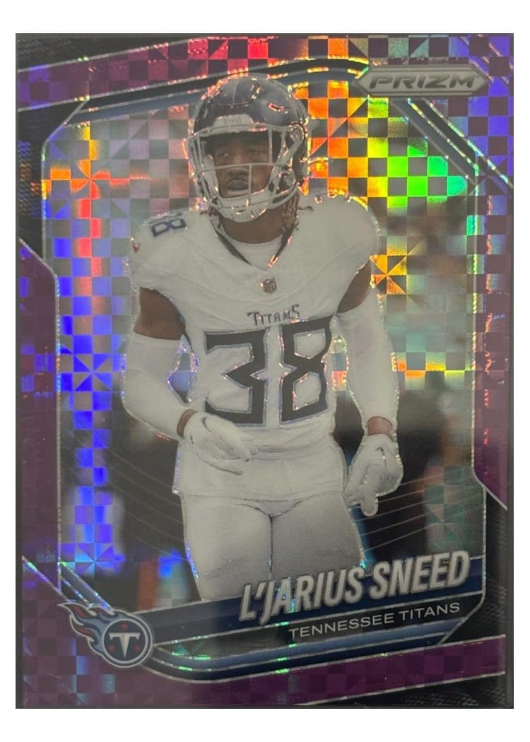 2025 Panini Prizm Base Set L'Jarius Sneed #24 card