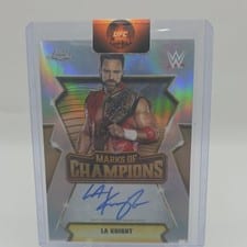 2026 Topps Chrome WWE Marks of Champions Autographs LA Knight #MOC-LA card