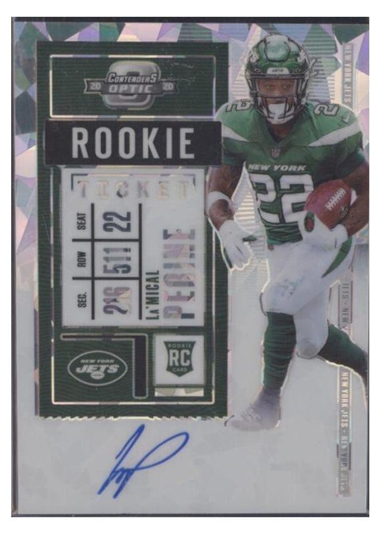 2020 Panini Contenders Optic Base Set La'Mical Perine #135 card