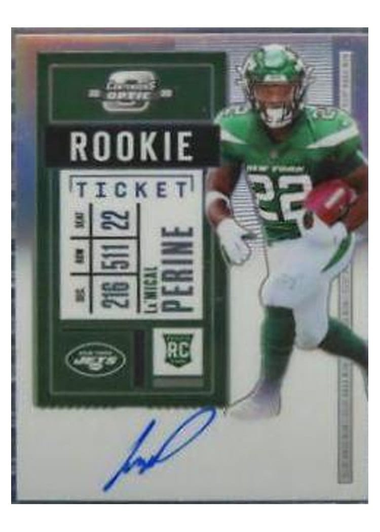 2020 Panini Contenders Optic Base Set La'Mical Perine #135 card