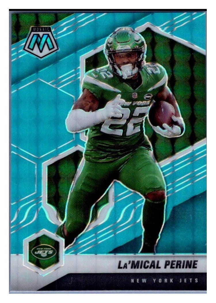 2021 Panini Mosaic Base Set La'Mical Perine #157 card