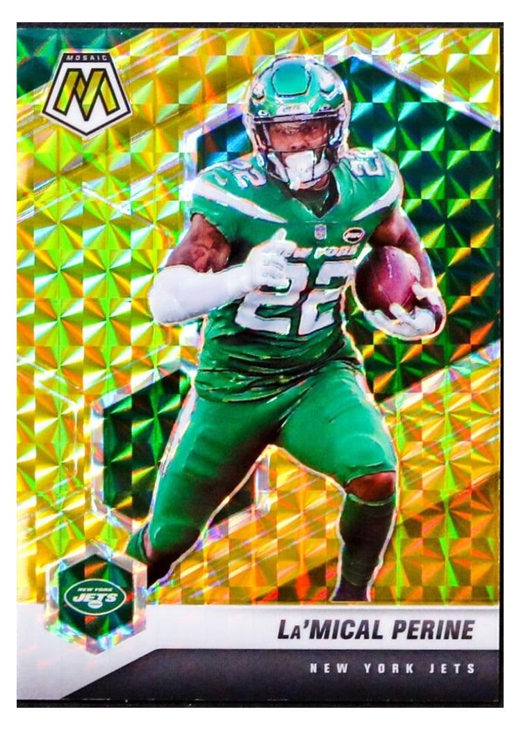 2021 Panini Mosaic Base Set La'Mical Perine #157 card