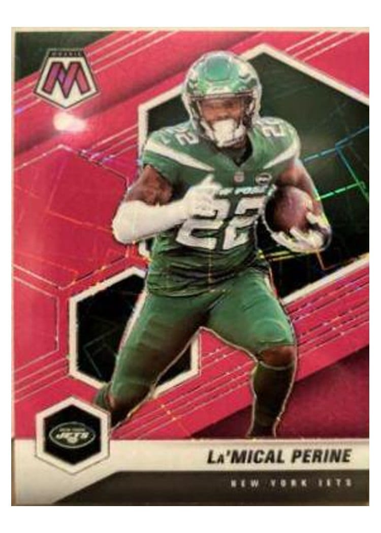 2021 Panini Mosaic Base Set La'Mical Perine #157 card