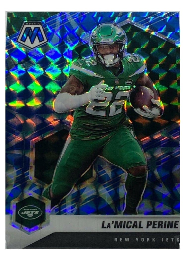 2021 Panini Mosaic Base Set La'Mical Perine #157 card