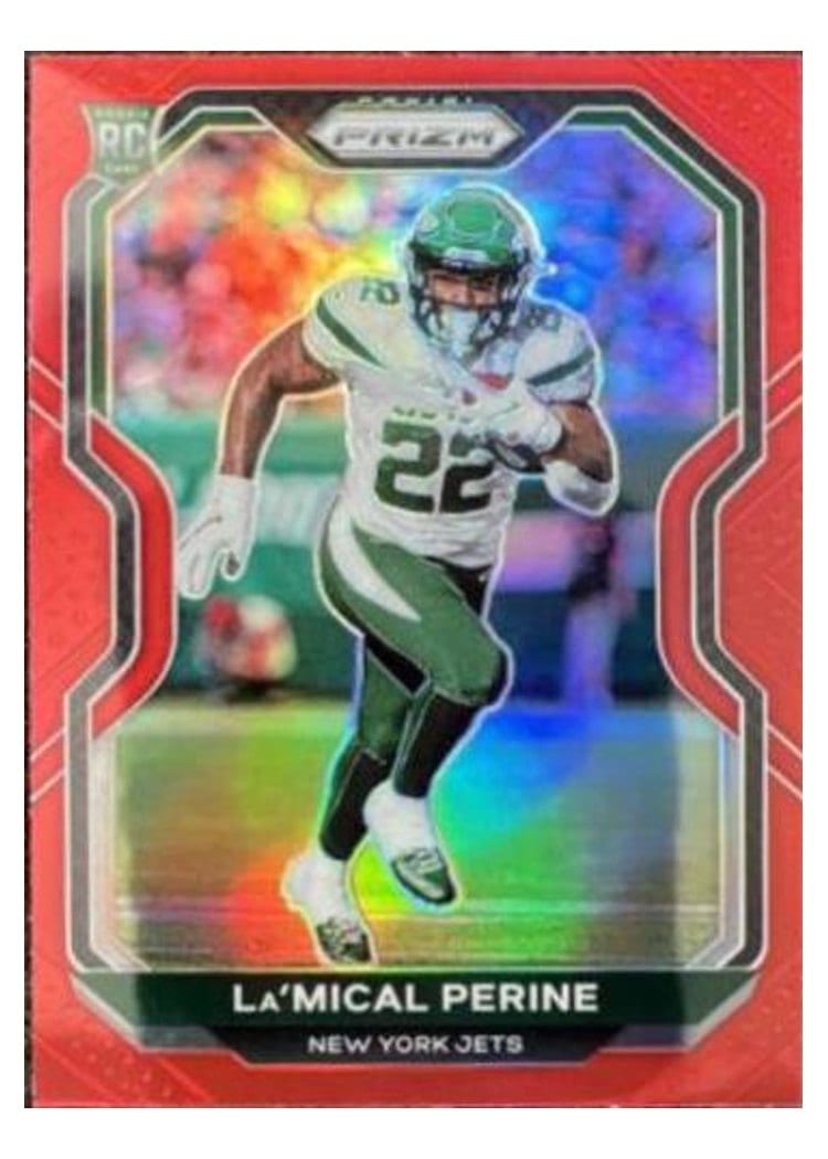 2021 Panini Prizm Base Set La'Mical Perine #88 card