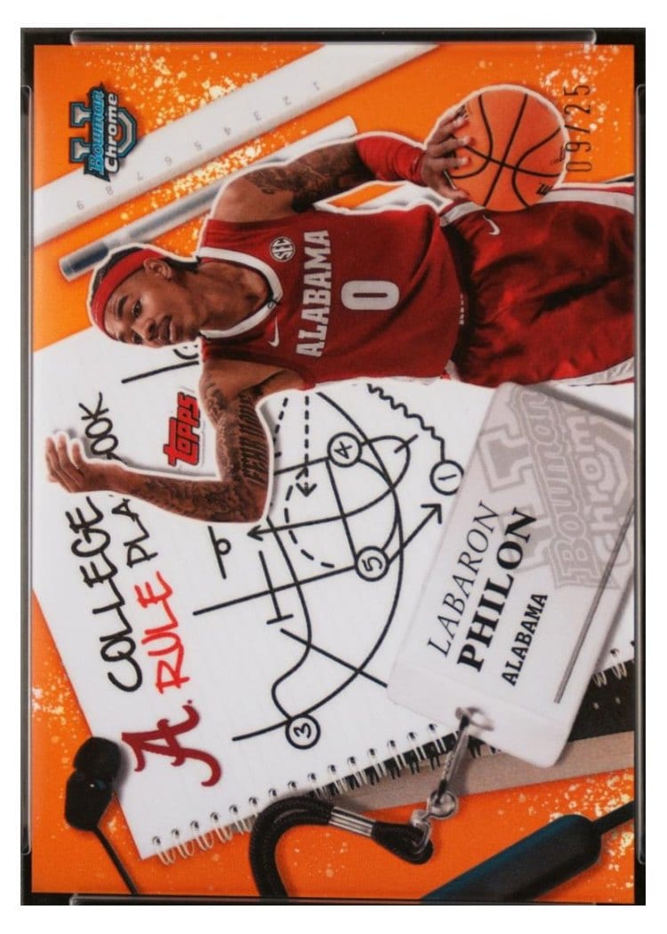2024-25 Bowman University Chrome College Rule Playbook Labaron Philon #CRP-24 card