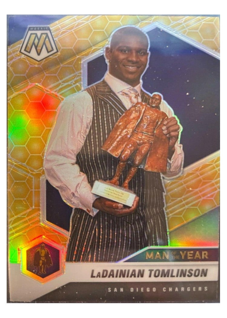 2021 Panini Mosaic Base Set LaDainian Tomlinson Honeycomb #265 card