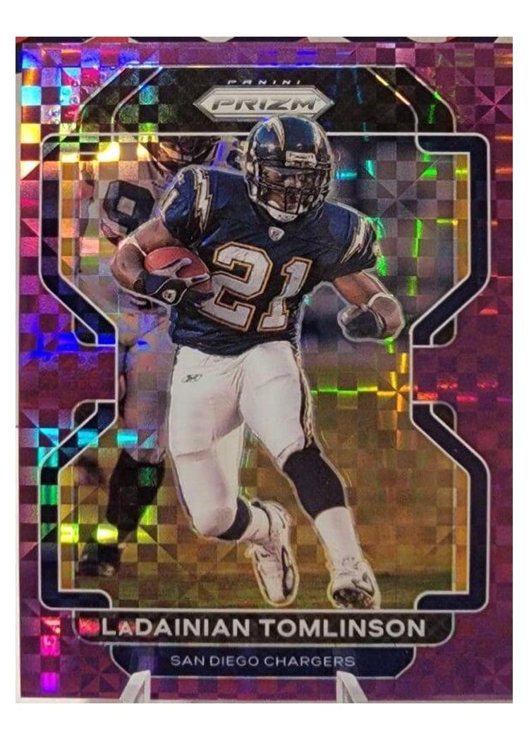 2021 Panini Prizm Base Set LaDainian Tomlinson #174 card