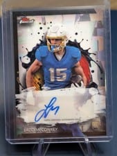 2024 Finest Rookie Finest Autographs Ladd McConkey #RFA-LM