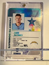 2024 Panini Contenders Permit to Dominate Ladd McConkey #25 card