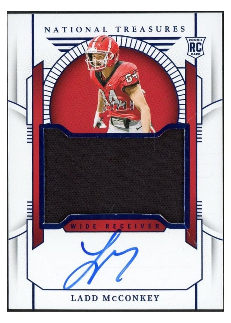 2024 Panini Flawless Symbolic Signatures Ladd McConkey #59 card