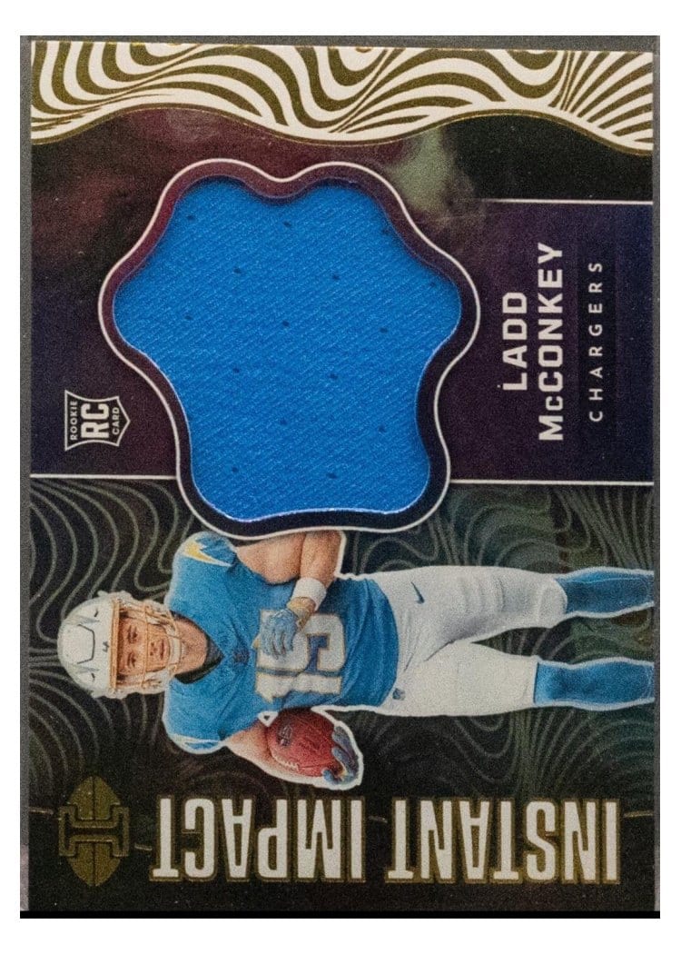 2024 Panini Illusions Instant Impact Relics Ladd McConkey #17 card