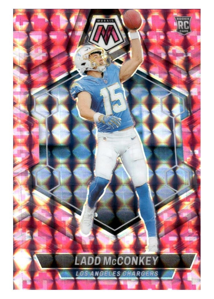 2024 Panini Mosaic Base Set Ladd McConkey #334 card
