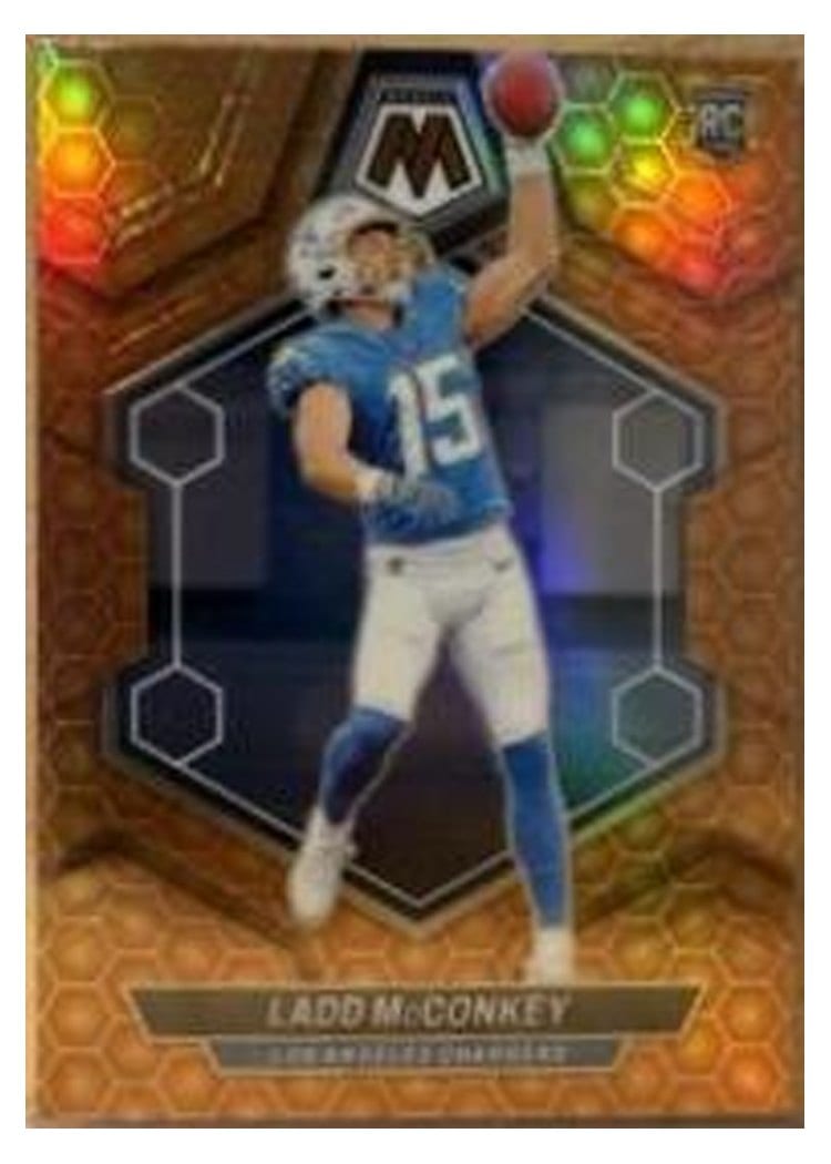 2024 Panini Mosaic Base Set Ladd McConkey #334 card