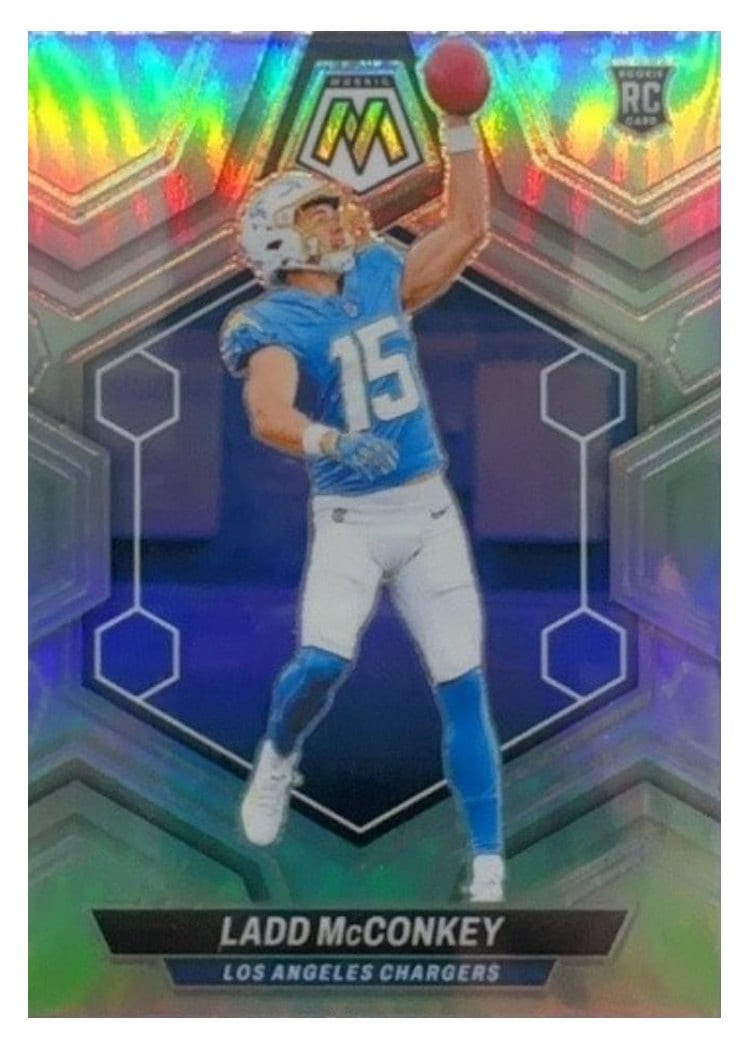 2024 Panini Mosaic Base Set Ladd McConkey Silver #334 card