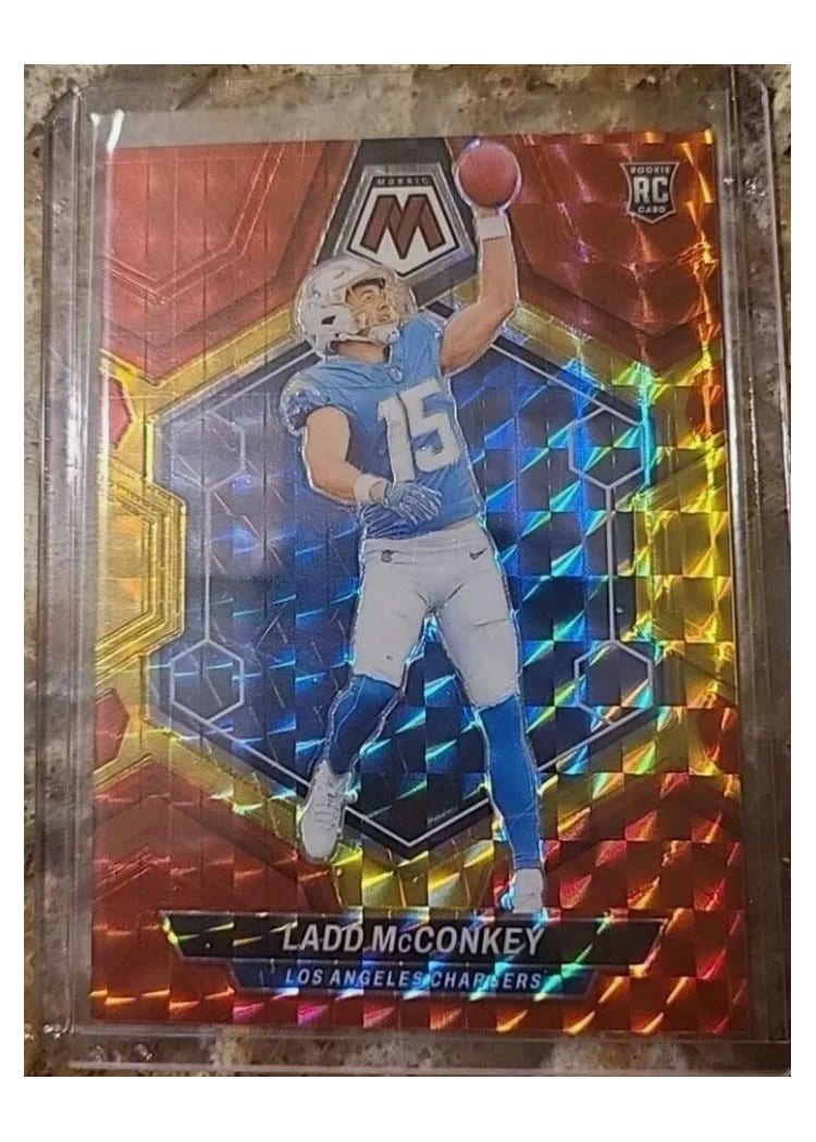 2024 Panini Mosaic Base Set Ladd McConkey #334 card