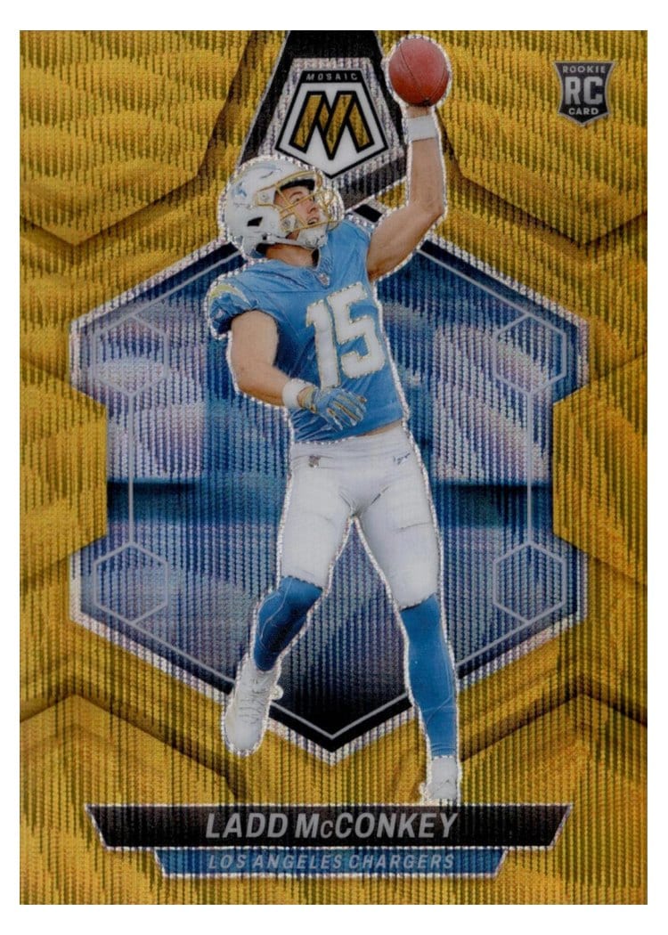 2024 Panini Mosaic Base Set Ladd McConkey #334 card