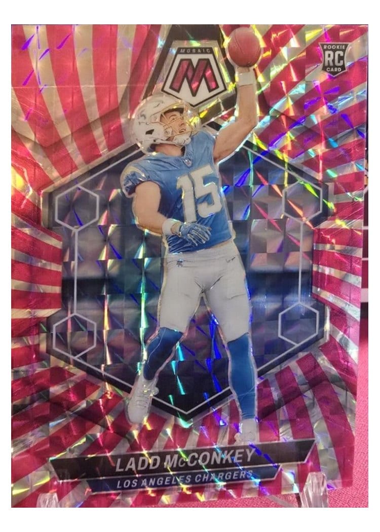 2024 Panini Mosaic Base Set Ladd McConkey #334 card