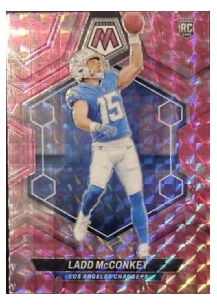 2024 Panini Mosaic Base Set Ladd McConkey #334 card