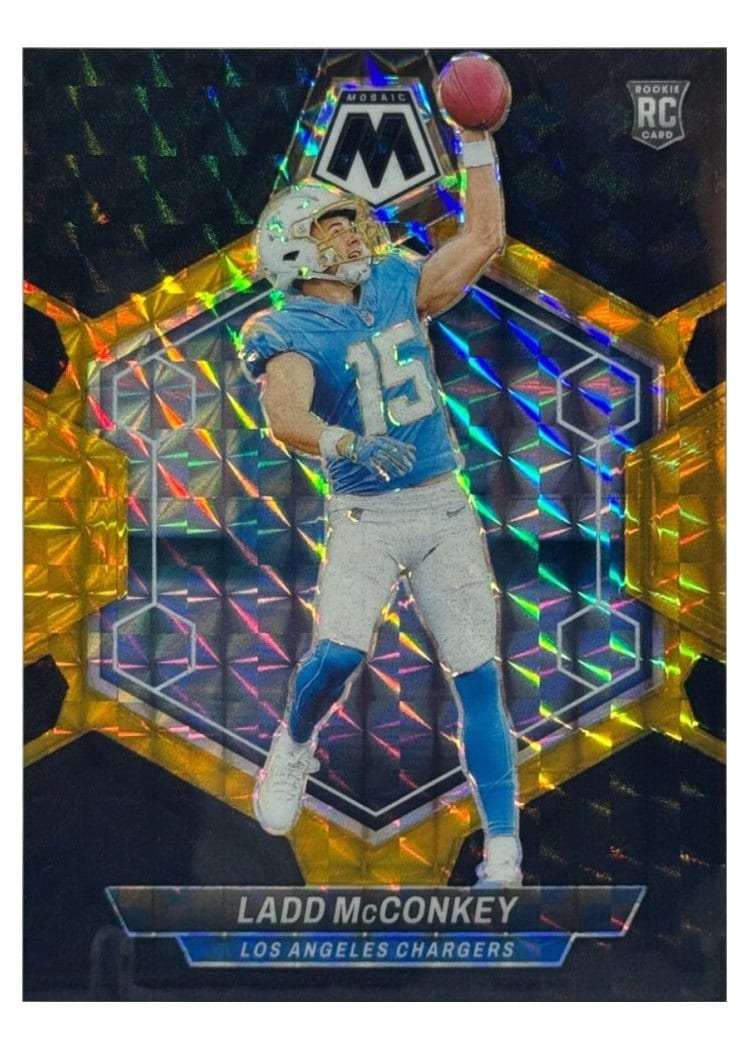 2024 Panini Mosaic Base Set Ladd McConkey #334 card