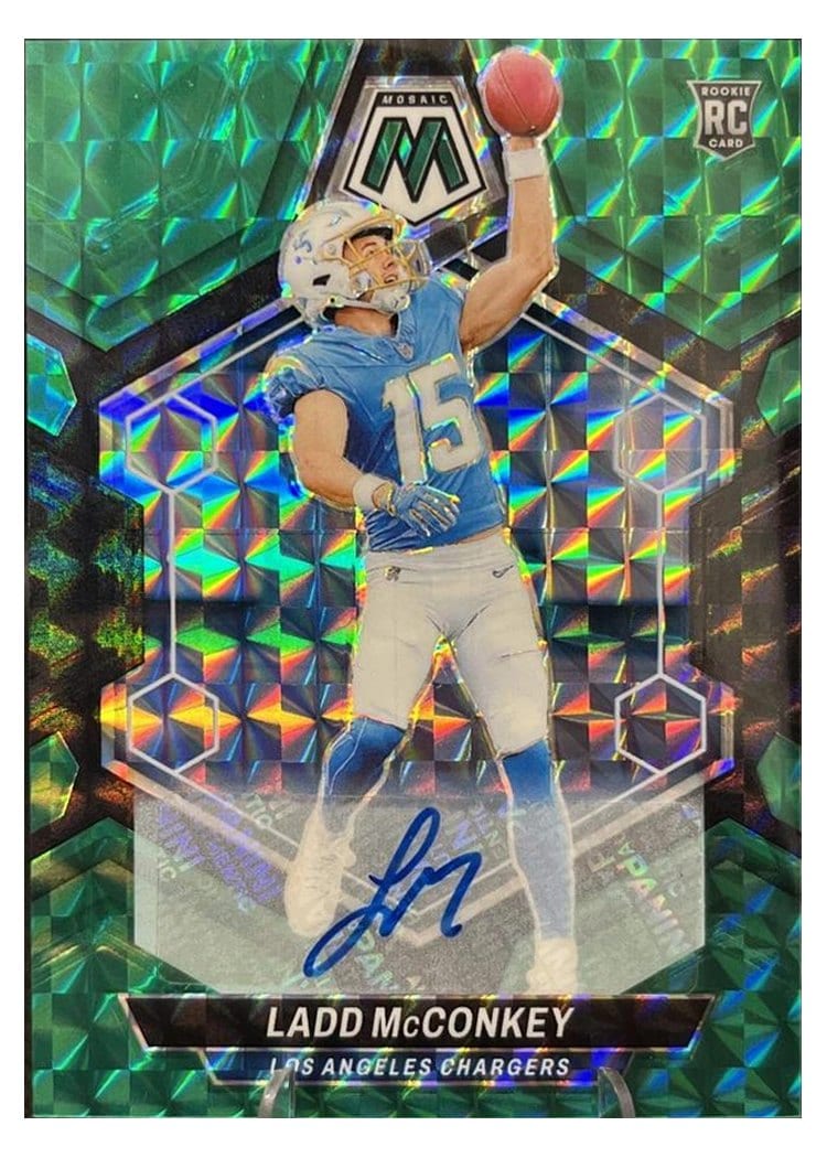 2024 Panini Mosaic Base Set Ladd McConkey #334 card