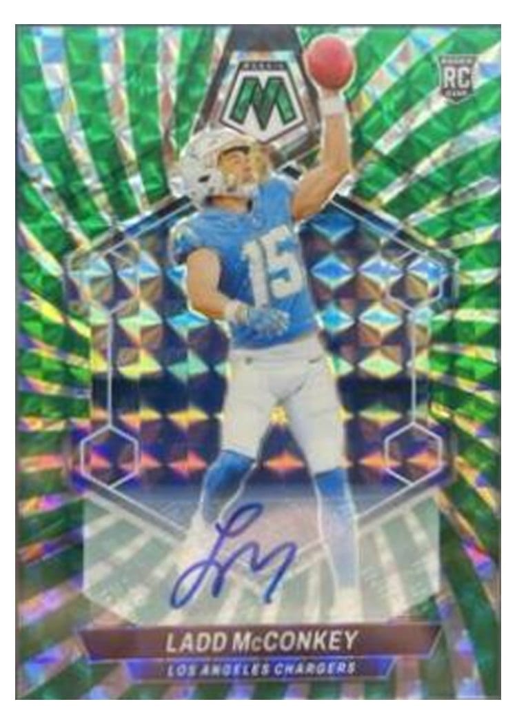 2024 Panini Mosaic Base Set Ladd McConkey #334 card