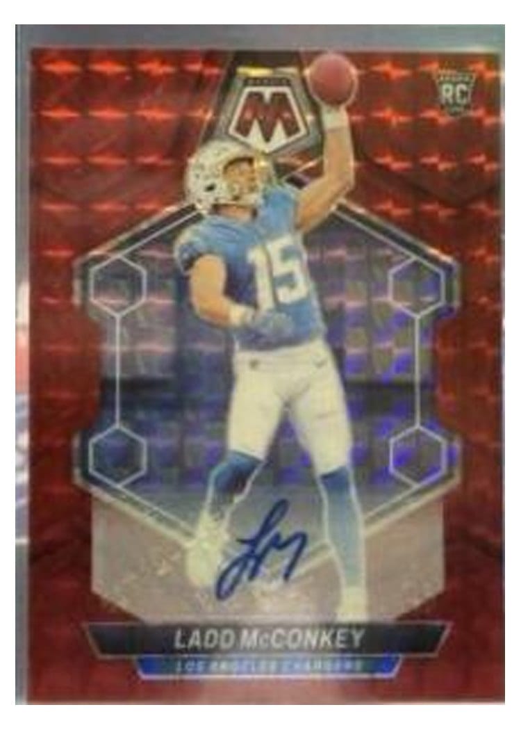 2024 Panini Mosaic Base Set Ladd McConkey #334 card