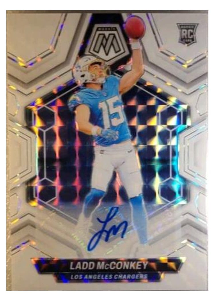 2024 Panini Mosaic Base Set Ladd McConkey #334 card