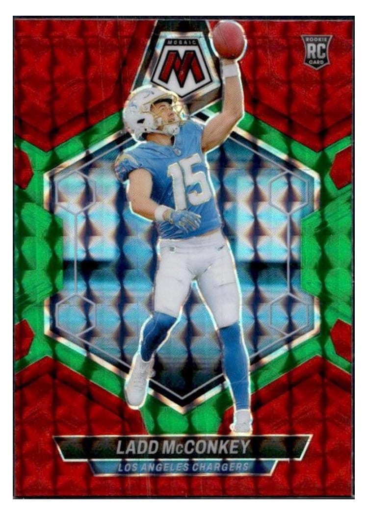 2024 Panini Mosaic Base Set Ladd McConkey #334 card