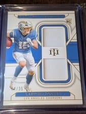 2024 Panini National Treasures Rookie Dual Materials Ladd McConkey #28 card