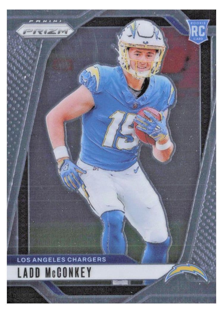 2024 Panini Prizm Base Set Ladd McConkey #365 card